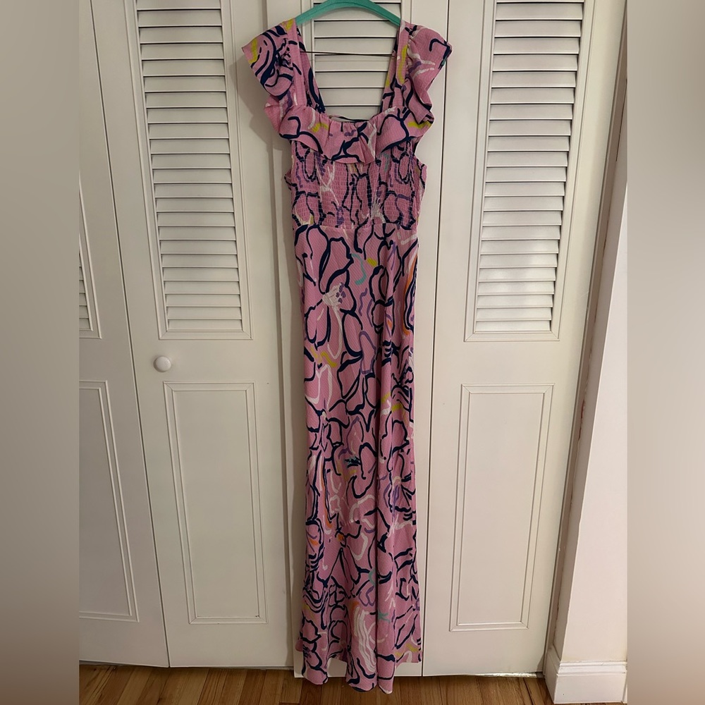 Tanya Taylor Jessa Dress floral pink